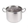 Winco SST-8 Stainless Steel 8 Quart Premium Induction Ready Stock Pot with Cover