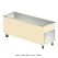 Duke AHC-5M-N7-217103 Natural Almond 74" Mobile Insulated Mechanically Assisted Refrigerated Salad Bar With 8" Deep NSF Standard 7 Liner And 1" Drain, 120 Volts