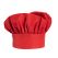 Chef Approved 167CHFHATRD 13" Red Chef Hat