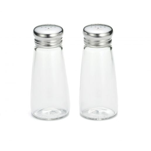 2oz Fluted Salt and Pepper Shakers 