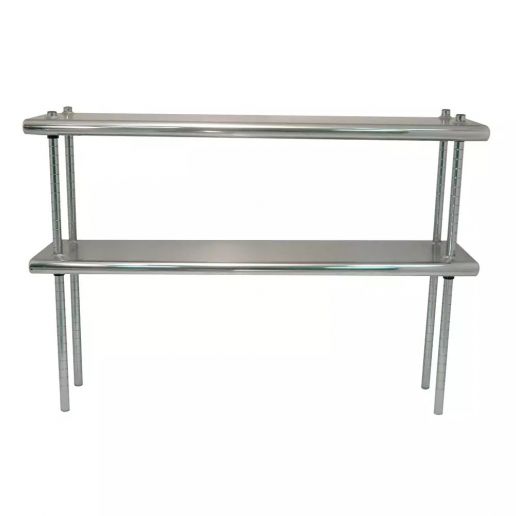 Advance Tabco DS-15-36 Double Deck 18 Gauge Stainless Steel Overshelf - 15  x 36