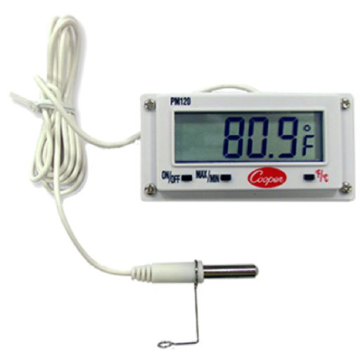 Cooper Atkins PM120-0-8 Thermometer Mini Remote Digital Type With 39  Sensor Rod