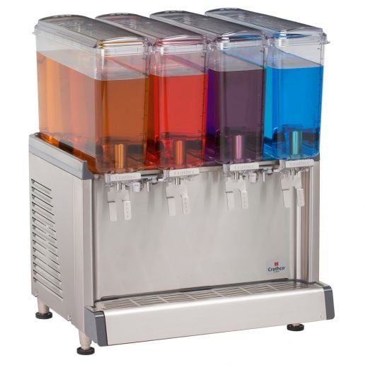 Crathco E49-4 Classic Bubblers Premix Cold Beverage Dispenser, (4) 2.4  Gallon Bowls - Win Depot