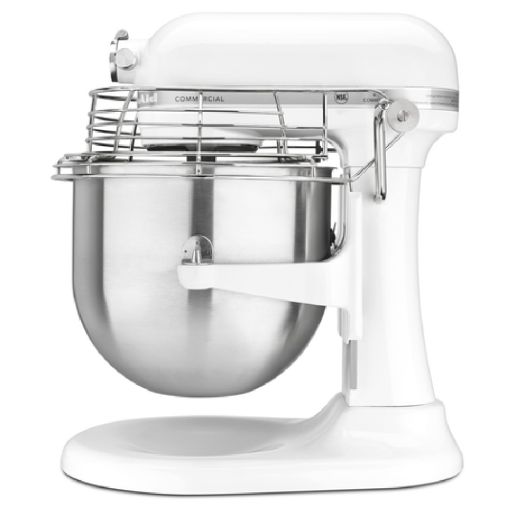 KitchenAid Commercial KSMC895WH KitchenAid® Commercial Stand Mixer With  Bowl Guard