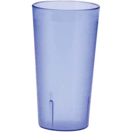 16 OZ BLUE 12PK Restaurant Break Resistant Drinking Glass Cups PLASTIC TUMBLERS 