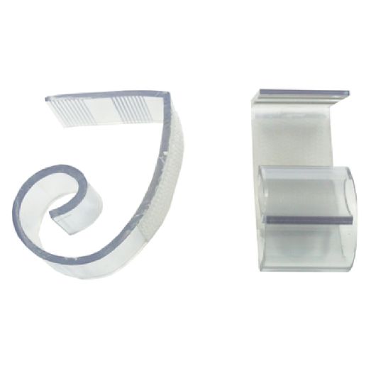 SKIRTING CLIP VELCRO TYPE JV  FITS 1-1/2&quot; - 2&quot; TABLE EDGE 