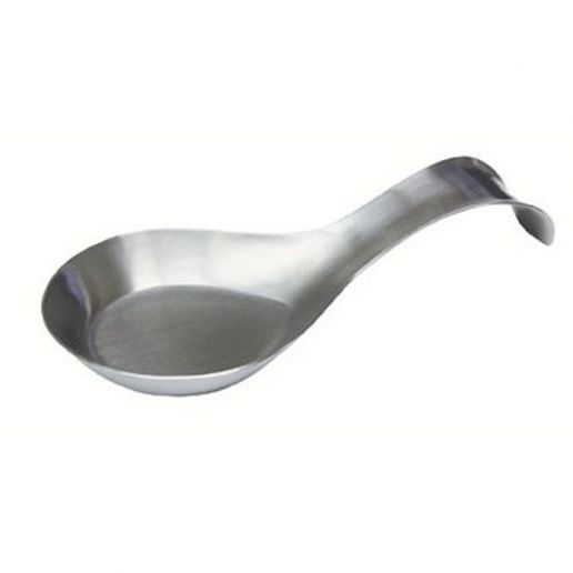 Tablecraft HB1 Stainless Steel 8"x4" Single Spoon Rest Buffet Catering Display