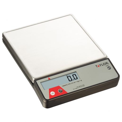 Taylor TE2FT 2 lb Compact Digital Portion Control Scale With 7 1/8