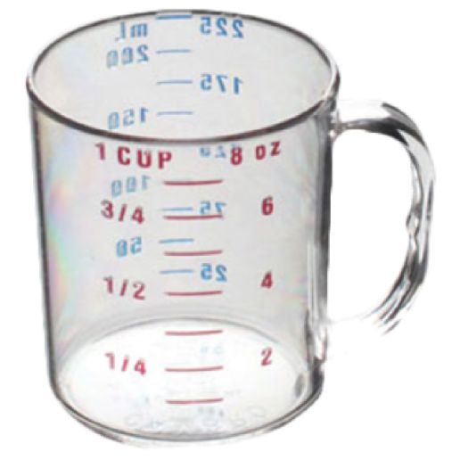 Thunder PLMD008CL Measuring Cup 1 Cup (0.25 Liter) 3-5/8