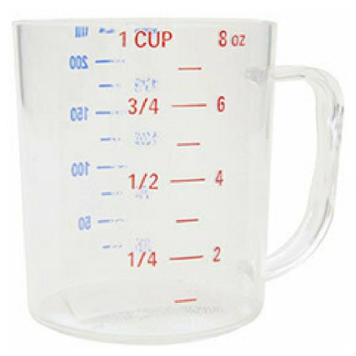 Thunder Group PLMD008CL Measuring Cup 1 Cup (0.25 Liter) 3-5
