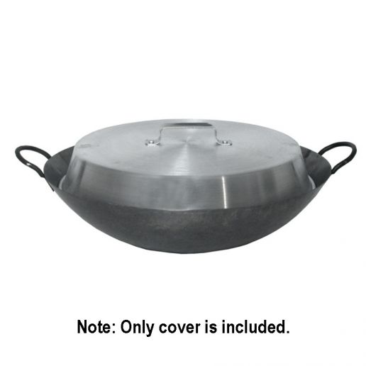 Town 34922 22.5 Aluminum Wok Cover with Riveted Handle