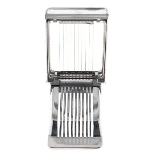 Thunder Group Aluminum Hinged Two-Way Egg Slicer with Stainless Steel Wires
