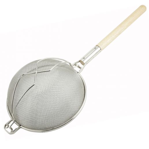 6-Inch Stainless Steel Single Coarse Mesh Strainer Winco MSS-6 