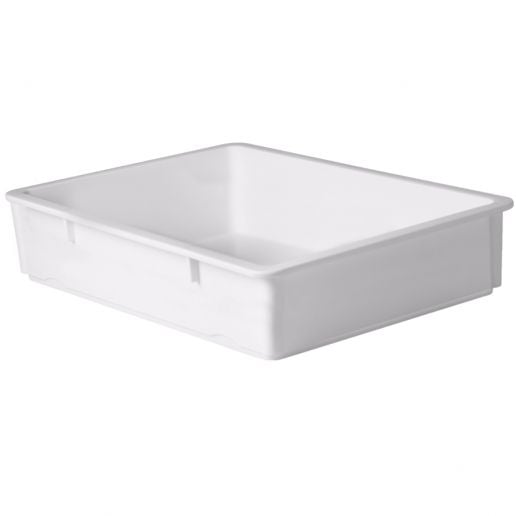 Pizza Dough Box With Lid White 
