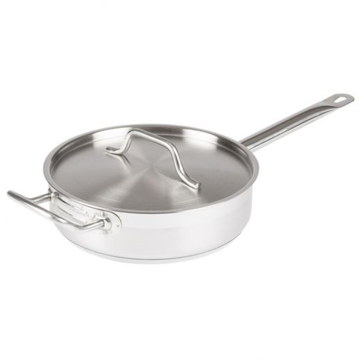 saute pan, 5qt with helper handle & lid - Whisk