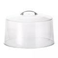 Tablecraft 422 12" x 7" Plastic Cake Cover with Metal Handle