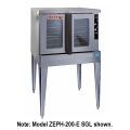 Blodgett ZEPH-200-E DBL_208/60/3 Double Deck Full Size Bakery Depth Electric Convection Oven - 208V, 22kW
