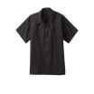 Uncommon Threads 0950-0106 2X-Large Black Poly Cotton Twill Snap Utility Shirt