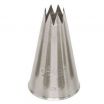 Ateco 21 Stainless Steel #21 Open Star Standard Decorating Tube Piping Tip (August Thomsen)