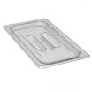 Cambro 30CWCH135 1/3 Size Clear Polycarbonate Camwear Food Pan Flat Lid w/ Handles