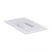Cambro 30PPCH190 1/3 Size Translucent Polypropylene Food Pan Lid w/ Handles