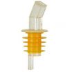 Spill-Stop 313-60 Ban-M Screened Clear Plastic Pourer With Extra Large Amber Poly-Kork