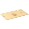 Vollrath 34100 Full-Size Polycarbonate Amber Slotted Cover