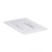 Cambro 40PPCH190 1/4 Size Translucent Polypropylene Food Pan Lid w/ Handles
