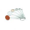 Vollrath 46588 Stainless Steel 6-Piece Oval Measuring Spoon Set