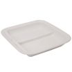 Vollrath 49136 3.7 Qt Divided Porcelain Replacement Food Pan for Square Intrigue Induction Chafer