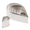 Ateco 5266 7-Piece Stainless Steel Tear Drop Cutter Set (August Thomsen)