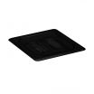 Cambro 60CWCH110 1/6 Size Black Polycarbonate Camwear Food Pan Flat lid w/ Handles