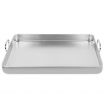 Vollrath 68392 Wear-Ever 14 Qt. Heavy-Duty Aluminum Roast Pan Cover with Handles - 21 5/8