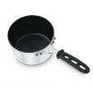 Vollrath 69302 Aluminum Wear Ever Tapered 2 3/4 Qt. Sauce Pan with SteelCoat X3 and Silicone Handle