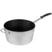 Vollrath 69308 Aluminum Wear Ever Tapered 8 1/2 Qt. Sauce Pan with SteelCoat X3 and Silicone Handle