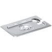 Vollrath 75460 Stainless Steel 1/9 Size Super Pan V Slotted Cover