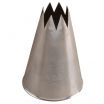 Ateco 827 Stainless Steel #827 Open Star Standard Large Base Decorating Tube Piping Tip (August Thomsen)