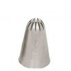 Ateco 857 Stainless Steel #857 Closed Star Standard Medium Base Decorating Tube Piping Tip For 1