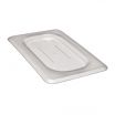 Cambro 90CWC135 1/9 Size Clear Polycarbonate Camwear Food Pan Flat Cover 
