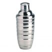 American Metalcraft BHS109 8 Ounce Stainless Steel Three Piece Beehive Cocktail Shaker