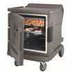 Cambro CMBHC1826LC194 Granite Sand Camtherm Half Height Electric Hot / Cold Food Holding Cabinet