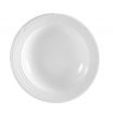 CAC CRO-105 16 oz. Porcelain Embossed Corona Pasta Bowl/Super White