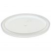 Cambro RFSC12PP190 Translucent Polypropylene Round Lid for 12, 18 and 22 Qt Storage Containers