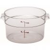 Cambro RFSCW2135 Clear Camwear 2 Qt Polycarbonate Round Food Storage Container