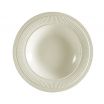 CAC RID-3 14.75 oz. Ceramic Ridgemont Soup Plate/American White