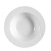 CAC RSV-32 3.5 oz. Porcelain Roosevelt Embossed Fruit Dish/Super White