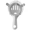 American Metalcraft S208 2 Prong Stainless Steel Cocktail / Bar Strainer
