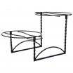 American Metalcraft TLTS1224 Two Tier Wrought Iron Plate Stand