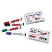 Aarco M-4 Dry Erase Markers In Red, Blue, Green, And Black