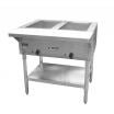 Empura E-ST-120/2 Two Pan Electric Steam Table with Undershelf - Open Well - 120V